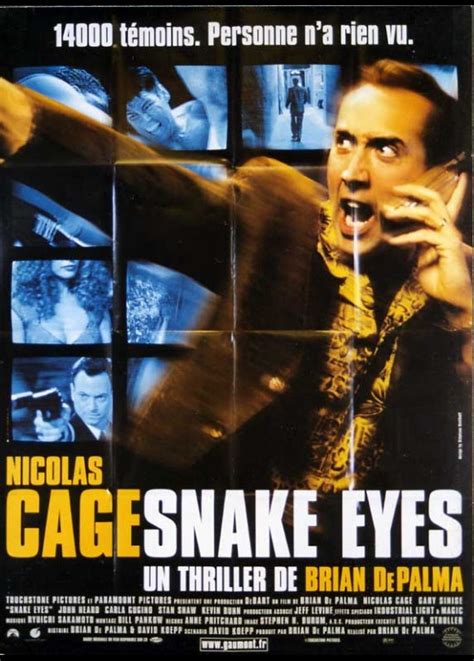 poster SNAKE EYES Brian De Palma - CINESUD movie posters