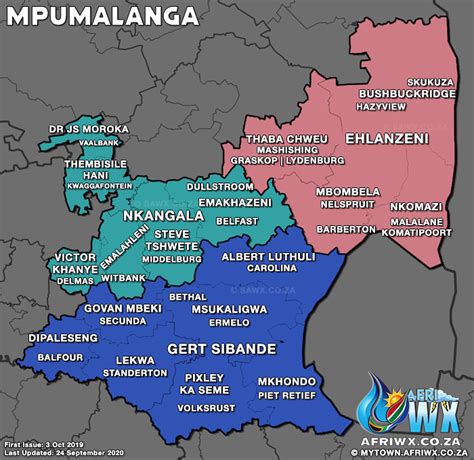 Mpumalanga South Africa Map