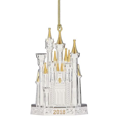 2018 Disney Castle Ornament | Lenox | Disney ornaments, Lenox christmas ...