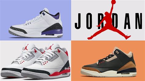 3 exciting Air Jordan 3 colorways releasing in 2022