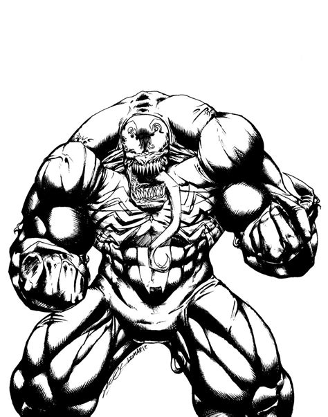 Venom Coloring Pages | Free download on ClipArtMag