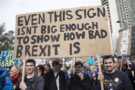 21 Very British Signs From The Massive Protest Against Brexit