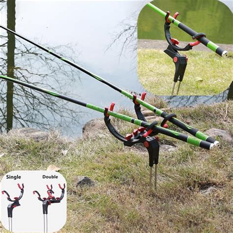 1PC 360 Degree Fishing Pole Holder Adjustable Foldable Bracket Sea Lake ...