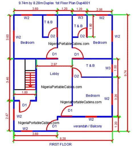 4 Bedroom Duplex Floor Plans In Nigeria - Home Alqu