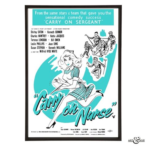 Carry on Nurse Pop Art of the Movie Poster From the 1959 | Etsy UK