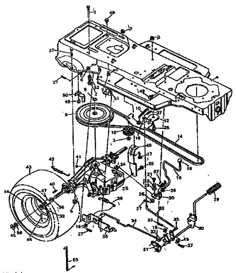 Craftsman Self-propelled Lawn Mower Parts Diagram Craftsman