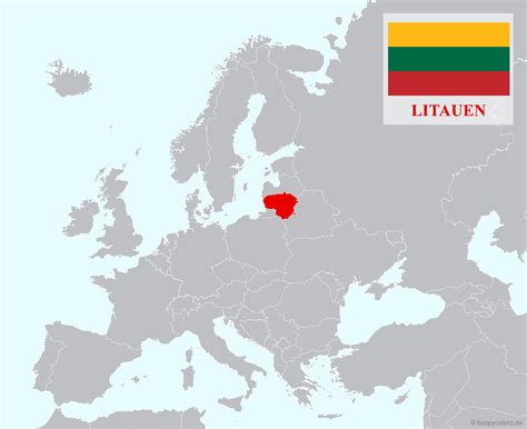 Litauen Karte mit Regionen & Landkarten mit Provinzen