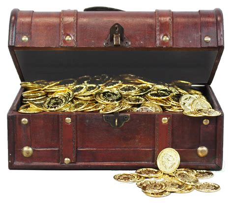 Pirate Treasure Chest with 144 Coins - Walmart.com - Walmart.com