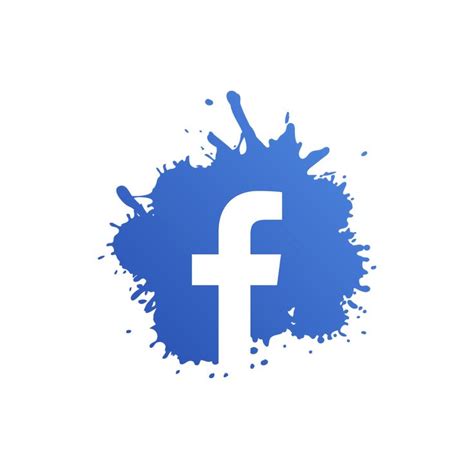 Splash Facebook Icon PNG Image | Free Download | Facebook icon png, Instagram symbols, Cute ...