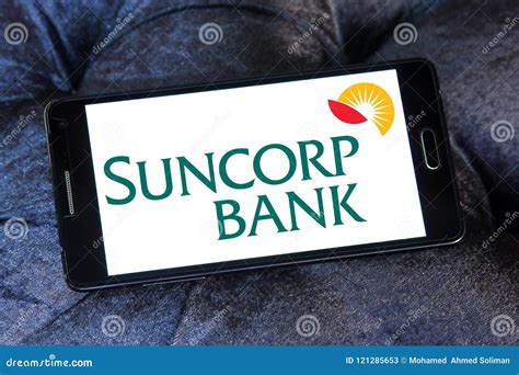 Suncorp Bank logo editorial stock photo. Image of loans - 121285653