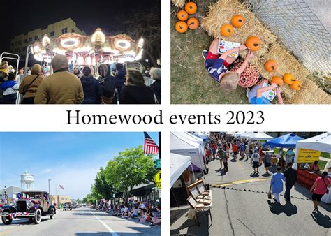 Homewood announces 2023 special events calendar - HF Chronicle