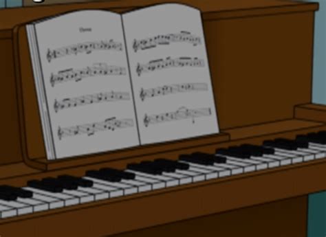 The sheet music shown in the Family Guy intro above Lois' piano is the actual sheet music for ...