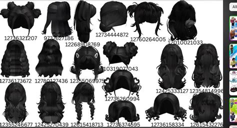 Black Hair(codes){not mine
