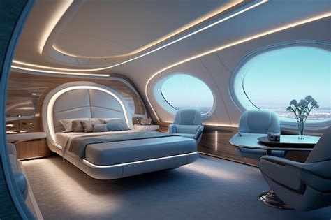 Premium AI Image | Future Private Aircraft Interior