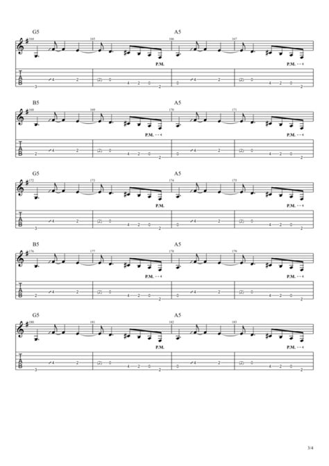 Fade to Black Tab by Metallica (Guitar Pro) - Full Score | mySongBook