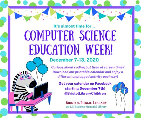 Computer Science Education Week-December 7-13! - Bristol Public Library