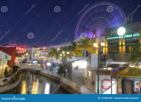 La Isla Mall in Cancun, Mexico on Feb 6, 2020. La Isla is the Prettiest ...