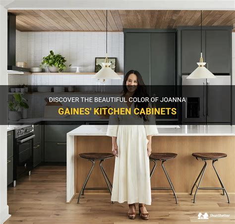 Discover The Beautiful Color Of Joanna Gaines' Kitchen Cabinets ...