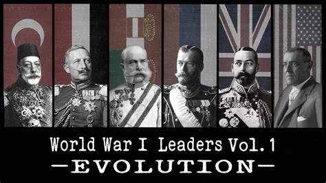 🌏 World War I LEADERS EVOLUTION Vol.1 - YouTube