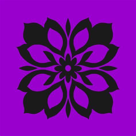 Premium Vector | Flower logo vector simple abstract flat mandala tattoo plant color blossom ...