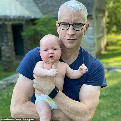 Anderson Cooper posts adorable new snaps of his baby son Wyatt at 10-weeks-old - ReadSector