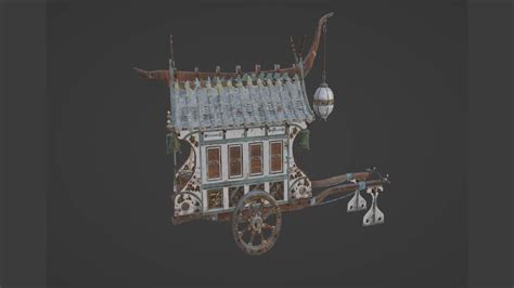 Japanese Cart - 3D Model by 3DPusher