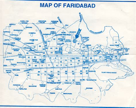 Greater Faridabad: Map