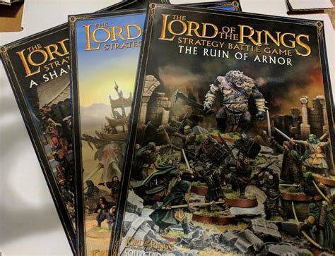 Lord of the rings strategy battle game rulebook lot | #1876197971