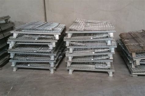 Used Collapsible Industrial Wire Baskets | American Surplus