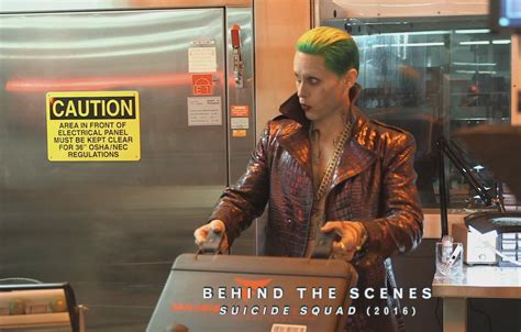 Jared Leto as The Joker ~ Behind-The-Scenes - Suicide Squad Photo ...