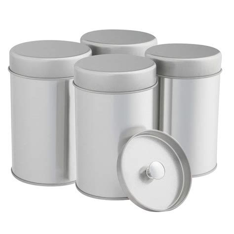 Tea Tins Canister Set with Airtight Double Lids for Loose Tea - Small ...