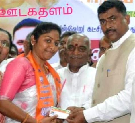 Veerappan's daughter joins BJP in Tamil Nadu