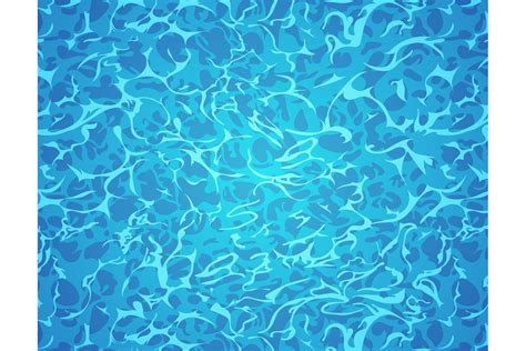 Water Surface Seamless Pattern. Cartoon Graphic by microvectorone · Creative Fabrica