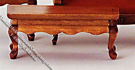 Dollhouse Scale Model Walnut Coffee Table [AZT T6799] | The Little ...