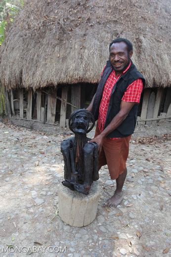 Mummified human in New Guinea