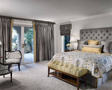 Grey And Gold Bedroom | Houzz