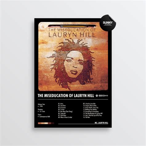 Ms. Lauryn Hill - The Mederucation of Lauryn Hill | Album Cover Poster ...