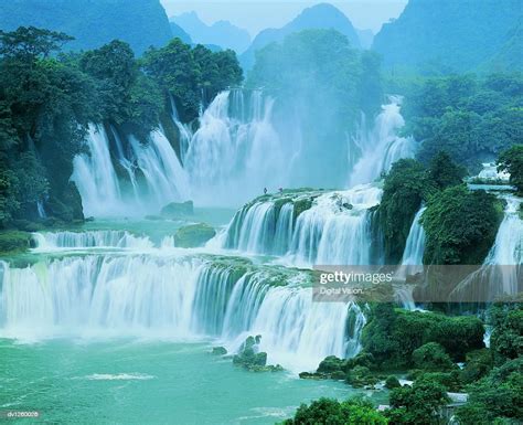 Waterfall Detian Guangxi Province China High-Res Stock Photo - Getty Images