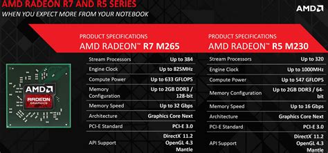 Entire AMD Radeon R9 M200, R7 M200 and R5 M200 Mobility Lineup Are ...