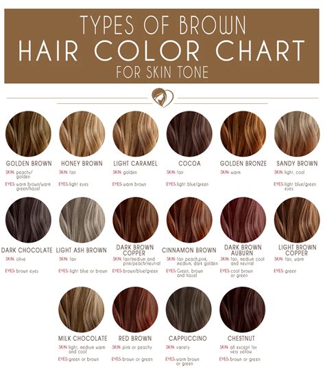 chestnut brown hair color palette malayansal - 40 shades of brown hair color chart to suit any ...