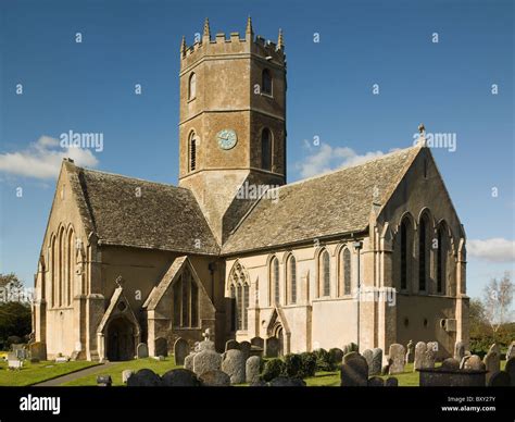 Uffington, Oxfordshire. St Mary's Church, cruciform design of c. 1250 ...