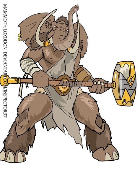 Loxodon Mammoth by Inspector97 on DeviantArt | Character design inspiration, Character art ...