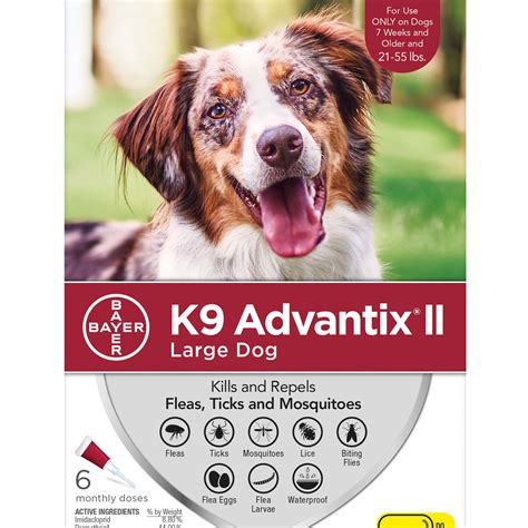 K9 Advantix II Topical Large Dog Flea & Tick Treatment | Petco