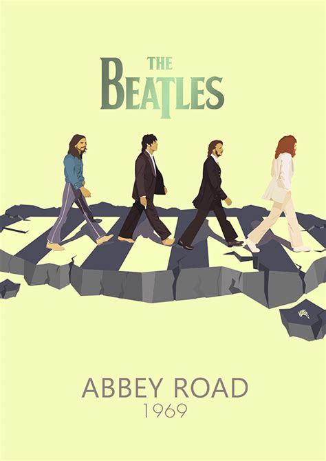 The Beatles on Abbey Road on Behance