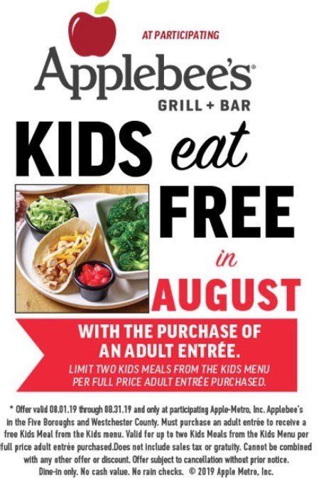 Kids Eat Free Applebees | Kids Matttroy