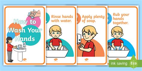 Wash Your Hands Poster | How to Wash Your Hands Poster Pack