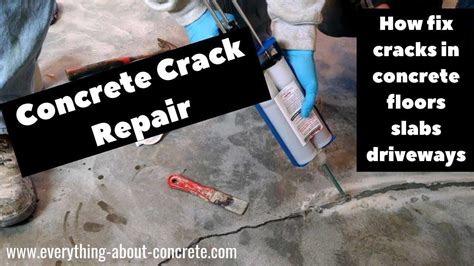 How to fix cracks in concrete DIY by Day's Concrete Floors, Inc