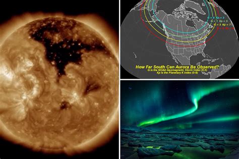 Aurora Astronomy Borealis Map