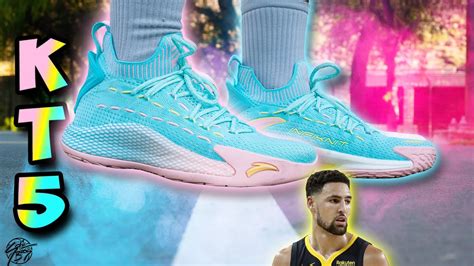 Anta Kt 5 Low Performance Review Klay Thompson S Signature Shoe Youtube