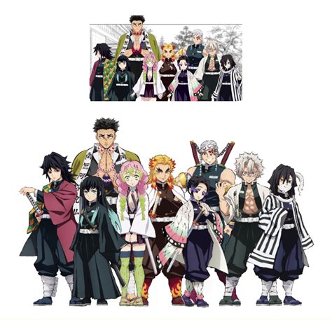 I tried adjusting the hashira's heights. 😭 : r/KimetsuNoYaiba